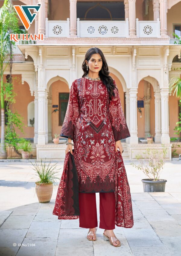 Vandana C Ruhani Vol 21 Cotton Dress Material Catalog Collection - Image 7