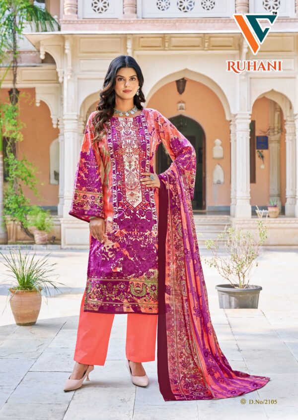 Vandana C Ruhani Vol 21 Cotton Dress Material Catalog Collection - Image 9