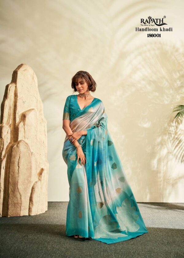 Rajpath Asopalav Silk Handloom Khadi Silk Saree Catalog Collection