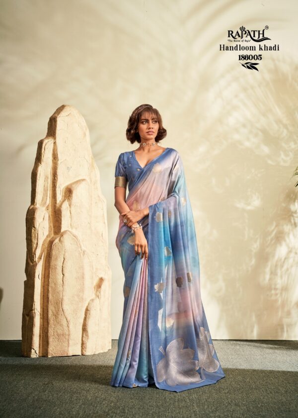 Rajpath Asopalav Silk Handloom Khadi Silk Saree Catalog Collection - Image 6