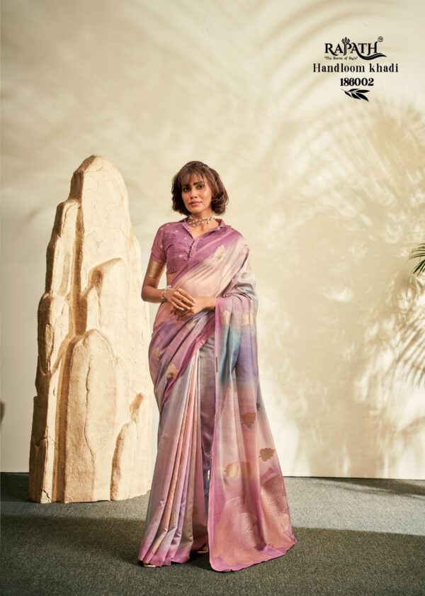 Rajpath Asopalav Silk Handloom Khadi Silk Saree Catalog Collection - Image 2