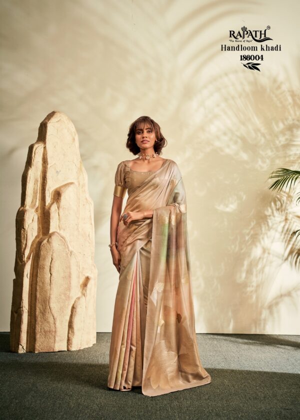 Rajpath Asopalav Silk Handloom Khadi Silk Saree Catalog Collection - Image 7