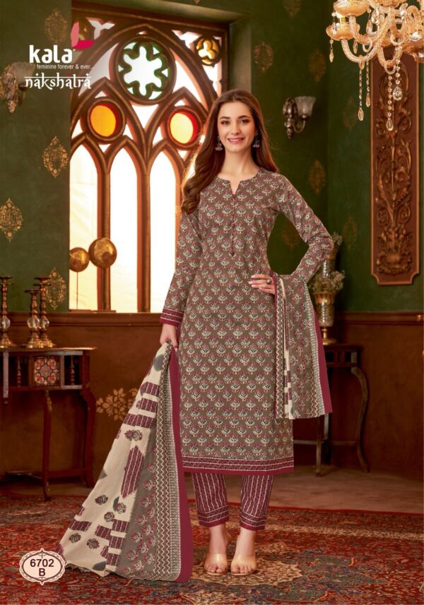 Kala Nakshatra Vol 3 Cotton Printed Dress Material Catalog Collection - Image 13