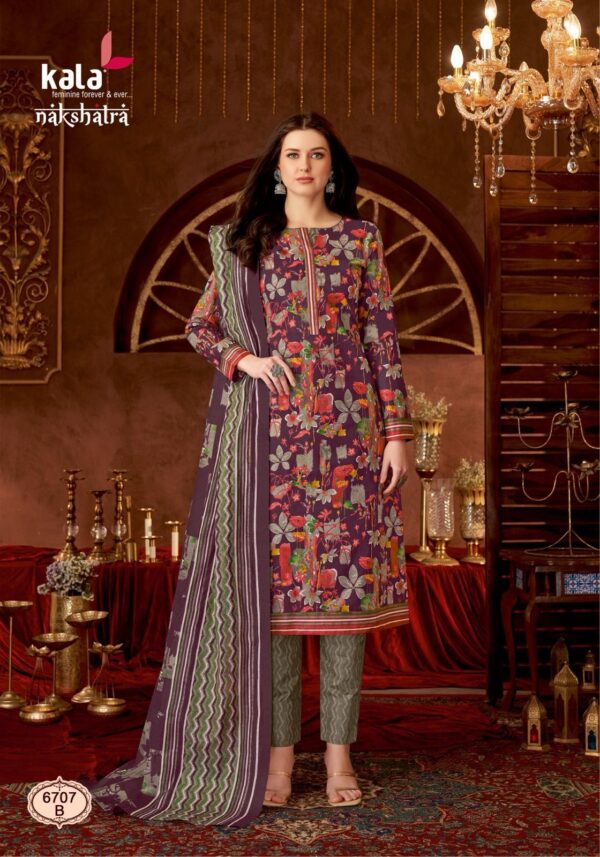 Kala Nakshatra Vol 3 Cotton Printed Dress Material Catalog Collection - Image 3
