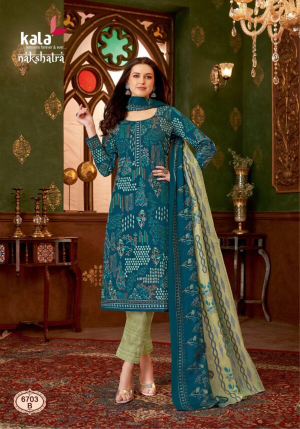 Kala Nakshatra Vol 3 Cotton Printed Dress Material Catalog Collection - Image 14