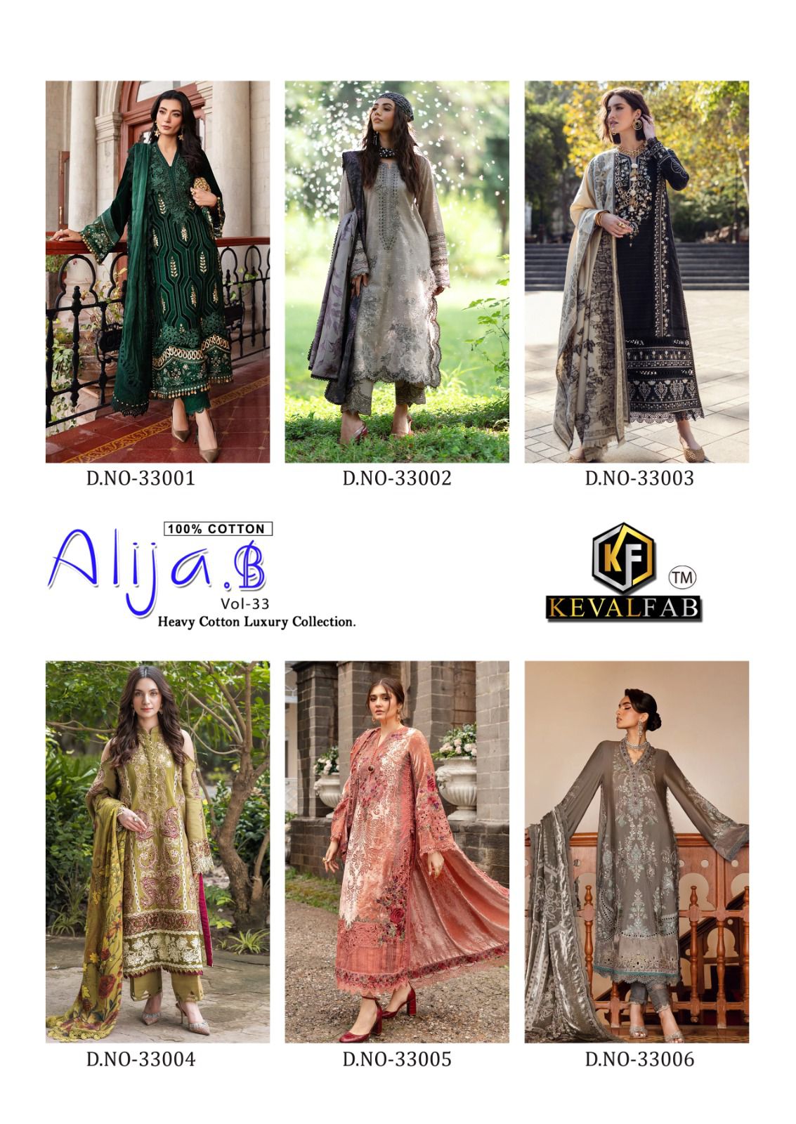 Keval Alija B Vol 33 Heavy Cotton Luxury Dress Material Catalog Collection - Image 8