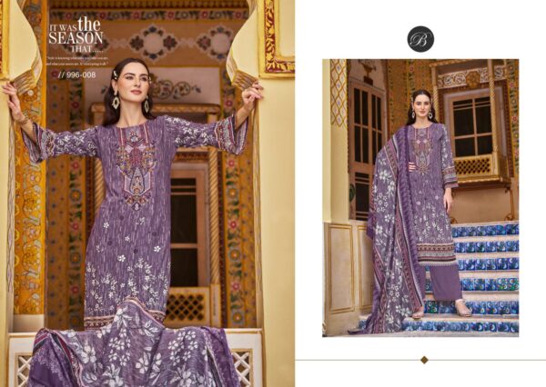 Belliza Riwayat Vol 7 Digital Printed Dress Material Catalog Collection - Image 2