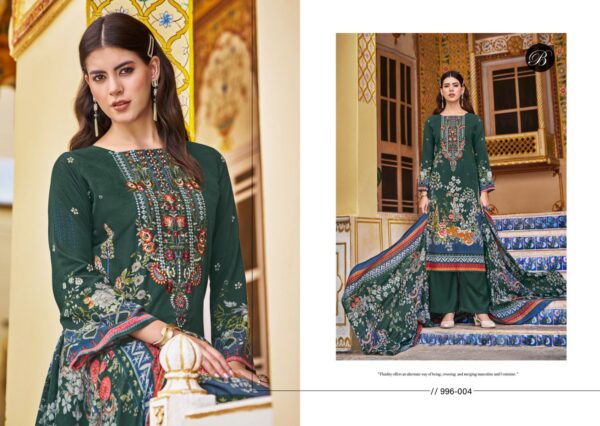 Belliza Riwayat Vol 7 Digital Printed Dress Material Catalog Collection - Image 5