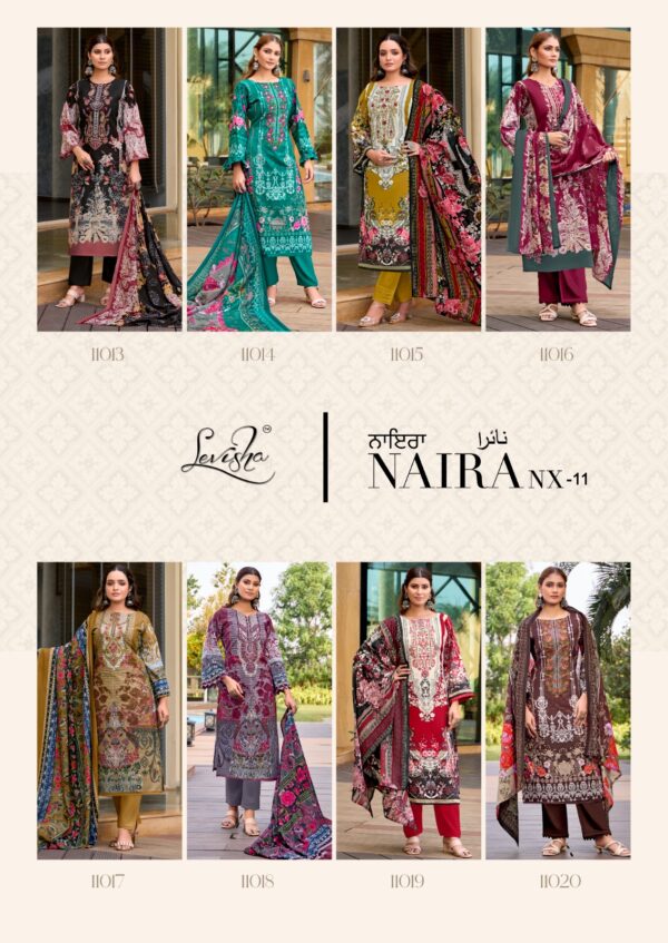 Levisha Naira Nx Vol 11 Cotton Printed Dress Material Catalog Collection - Image 10