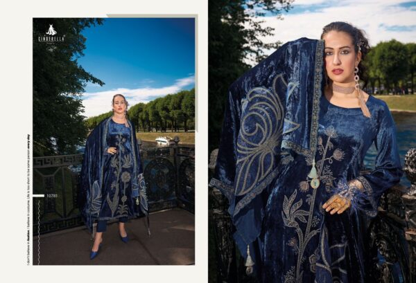 Cinderella Moscow Story Viscose Velvet Salwar Suit Catalog Collection - Image 2