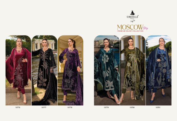 Cinderella Moscow Story Viscose Velvet Salwar Suit Catalog Collection - Image 9