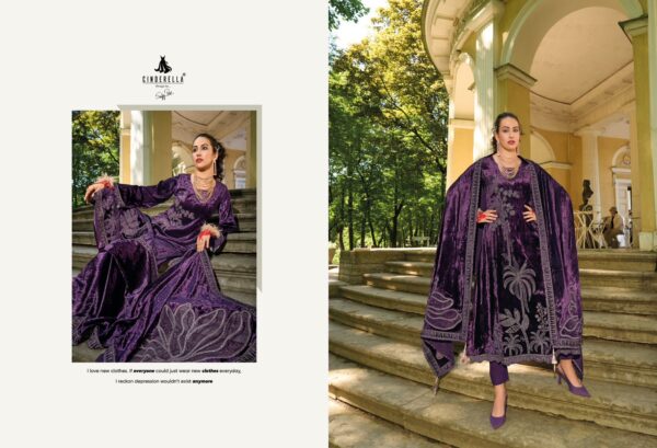 Cinderella Moscow Story Viscose Velvet Salwar Suit Catalog Collection - Image 4