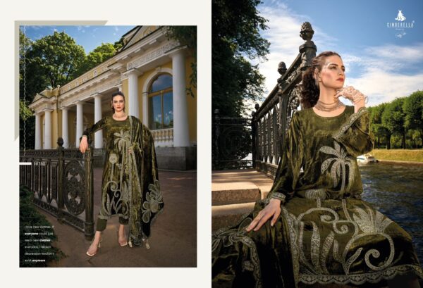Cinderella Moscow Story Viscose Velvet Salwar Suit Catalog Collection - Image 5