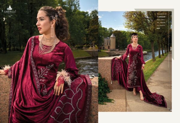 Cinderella Moscow Story Viscose Velvet Salwar Suit Catalog Collection - Image 7