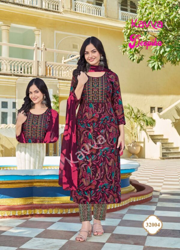 Kavya Deepika Vol 32 Straight Kurti Bottom With Dupatta Catalog Collection - Image 5