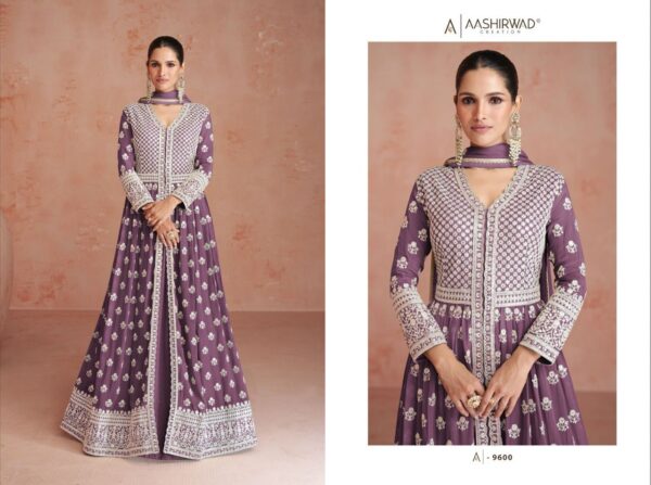 Aashirwad Orchid Georgette Salwar Kameez Catalog Collection - Image 2