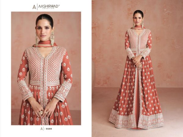 Aashirwad Orchid Georgette Salwar Kameez Catalog Collection - Image 3