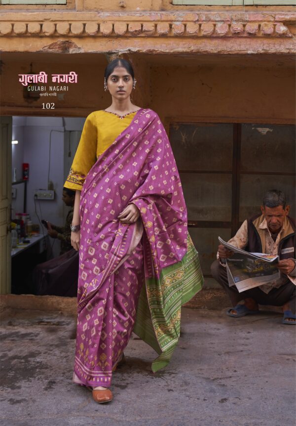 Ressa Gulabi Nagri Fancy Saree Catalog Collection - Image 6