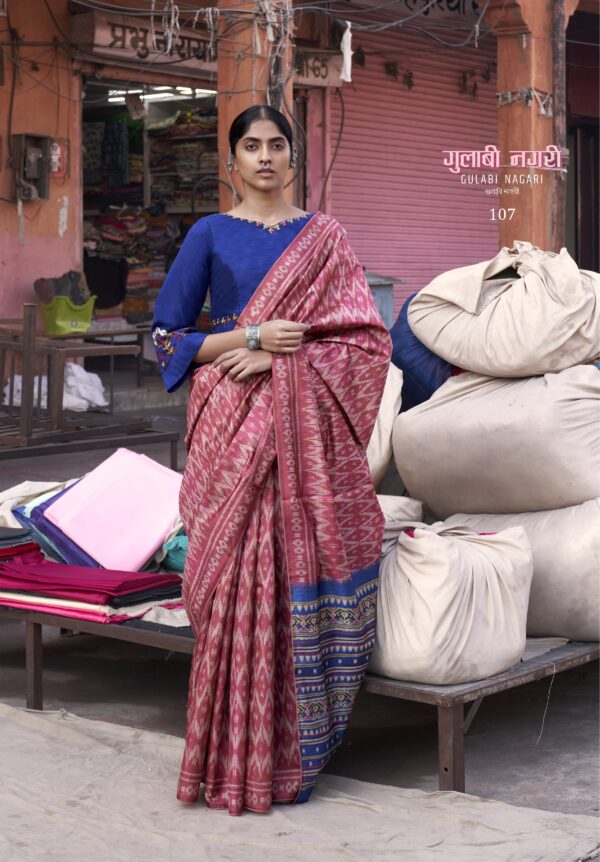 Ressa Gulabi Nagri Fancy Saree Catalog Collection - Image 3