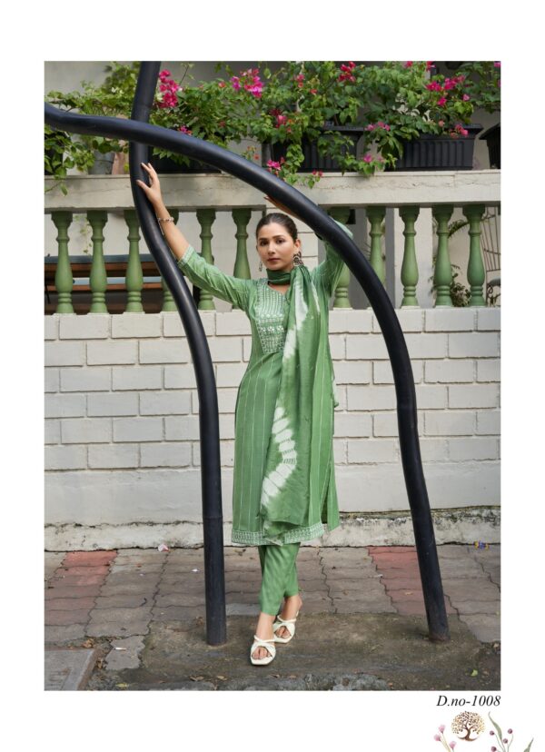 Mystic 9 Maya Vol 1 Rayon Dobby Kurti Bottom With Dupatta Catalog Collection - Image 4