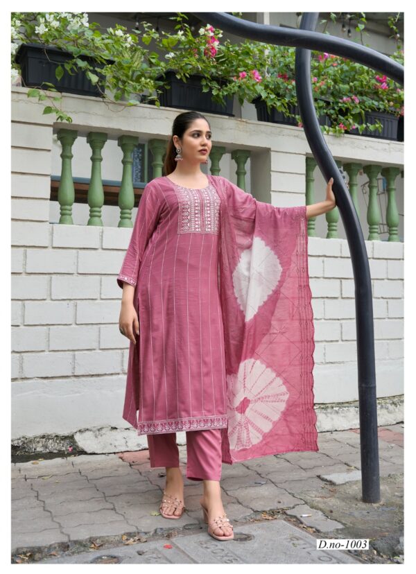 Mystic 9 Maya Vol 1 Rayon Dobby Kurti Bottom With Dupatta Catalog Collection - Image 7