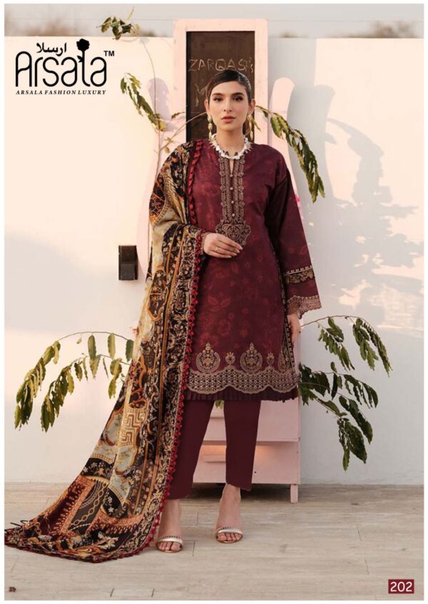 Arsala Amira Heavy Cotton Luxury Vol 2 Dress Material Catalog Collection - Image 7