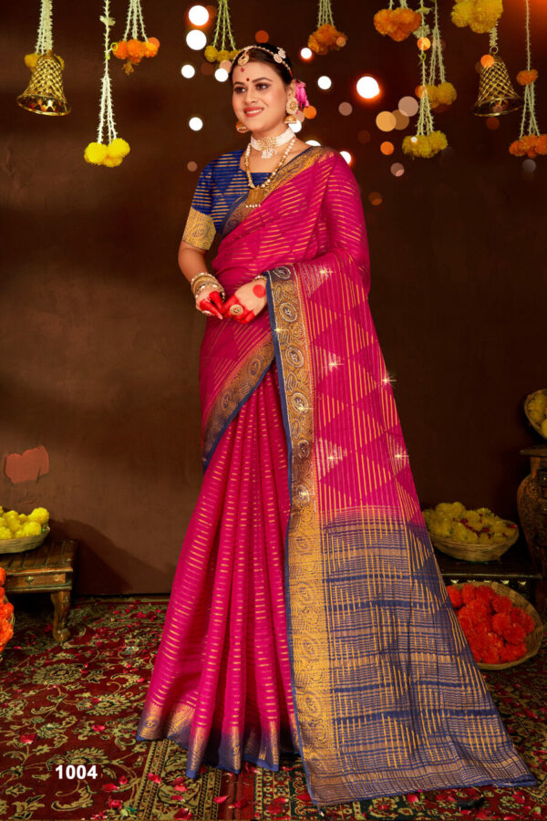 Saroj Nidhivan Jharkan Vol 2 Soft Crepe Silk Saree Catalog Collection - Image 2