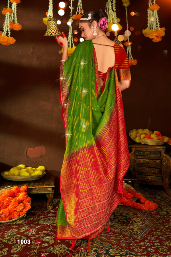 Saroj Nidhivan Jharkan Vol 2 Soft Crepe Silk Saree Catalog Collection - Image 3