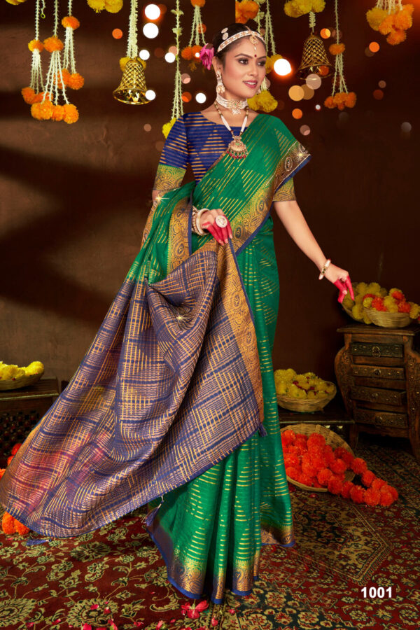 Saroj Nidhivan Jharkan Vol 2 Soft Crepe Silk Saree Catalog Collection - Image 6