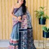 Md Sita C Fancy Linen Silk Digital Printed Saree Catalog Collection - Image 3