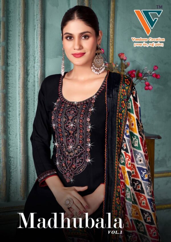 Vandana C Madhubala Vol 1 Rayon Dress Material Catalog Collection