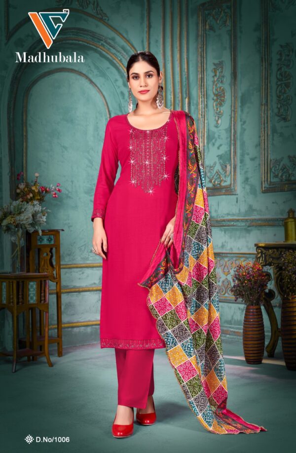 Vandana C Madhubala Vol 1 Rayon Dress Material Catalog Collection - Image 7