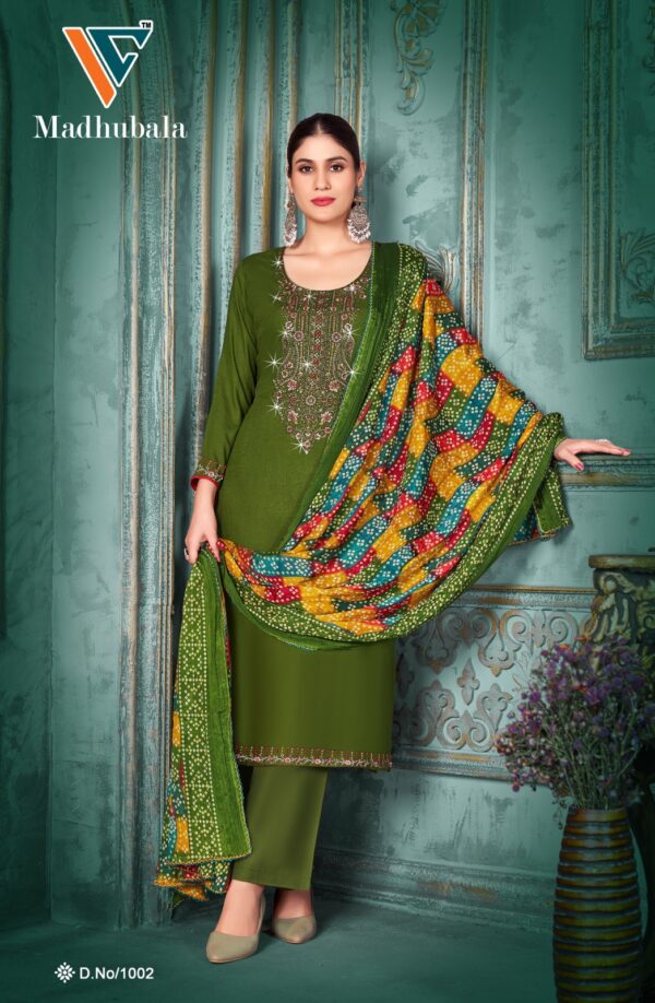 Vandana C Madhubala Vol 1 Rayon Dress Material Catalog Collection - Image 8
