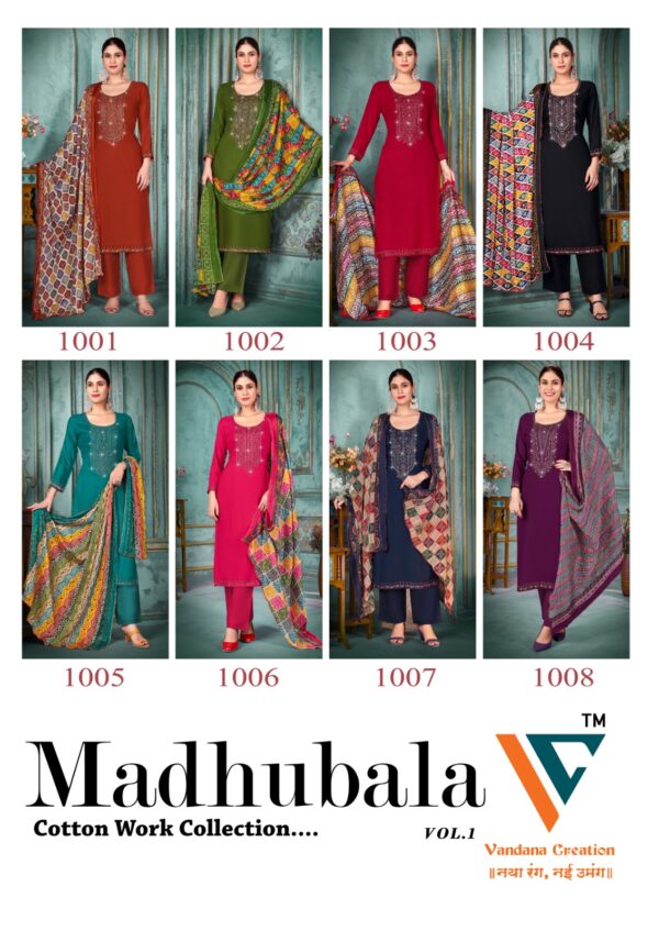 Vandana C Madhubala Vol 1 Rayon Dress Material Catalog Collection - Image 10