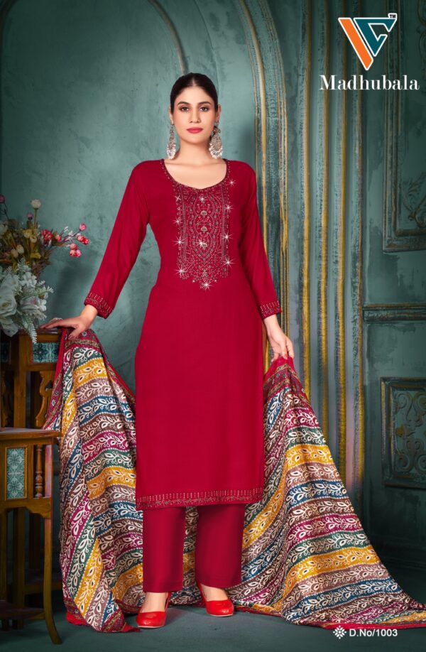 Vandana C Madhubala Vol 1 Rayon Dress Material Catalog Collection - Image 9