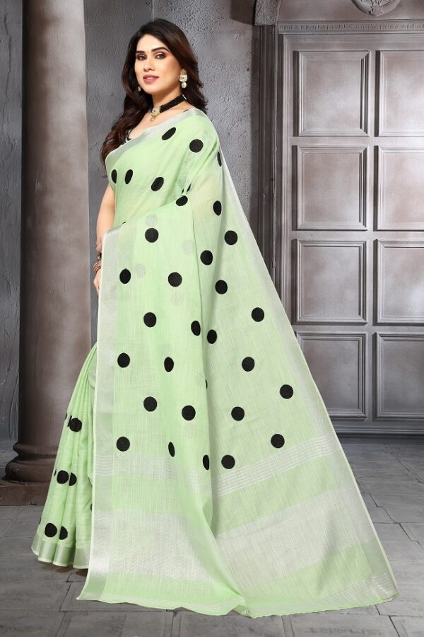 Blacklady 2 Embroidered Soft Cotton Silk Saree Catalog Collection Exporter - Image 2