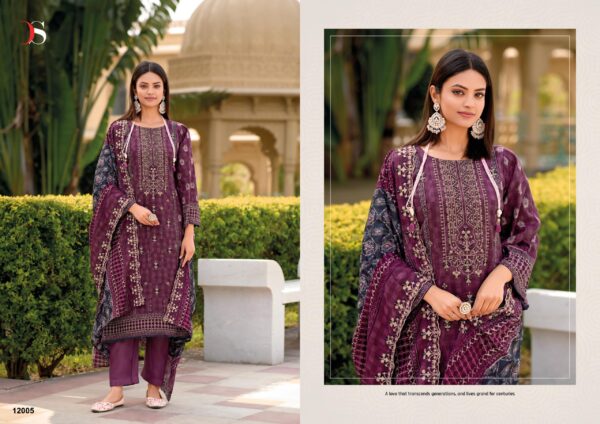 Deepsy Bin Saeed 12 Cotton Pakistani Salwar Kameez Catalog Collection Wholesaler - Image 6