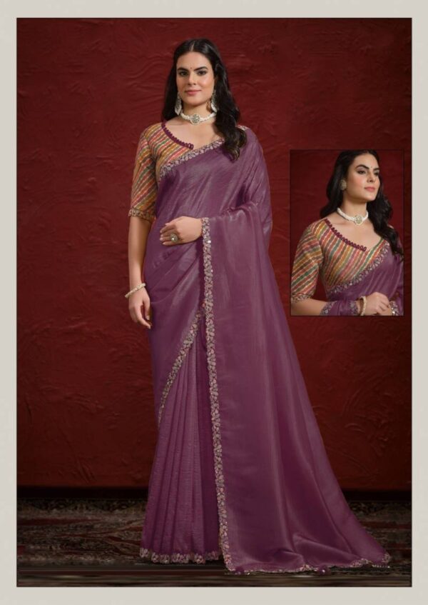 Mahotsav Mohmanthan Aaina B 24202 Crush Paper Silk Wedding Wear Saree Catalog Collection Dealer