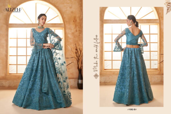 Alizeh Bridal Heritage Vol 3 Color Saga Designer Lehenga Choli Wholesale Collection - Image 11