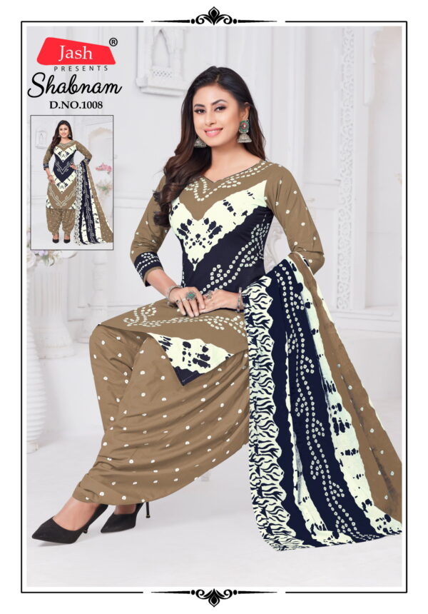Jash Shabnam Cotton Printed Dress Material Collection Wholesale - Image 7