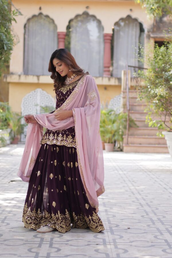 Luna Vol 13 Designer Embroidered Georgette Suits Collection Wholesale Catalog - Image 2