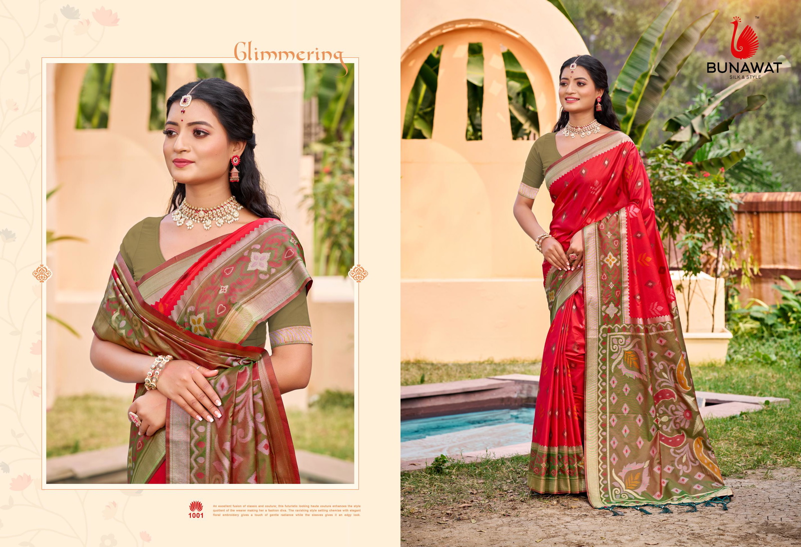 Bunawat Pochampalli Silk Vol 4 Silk Sarees Catalog Collection Wholesale - Image 6