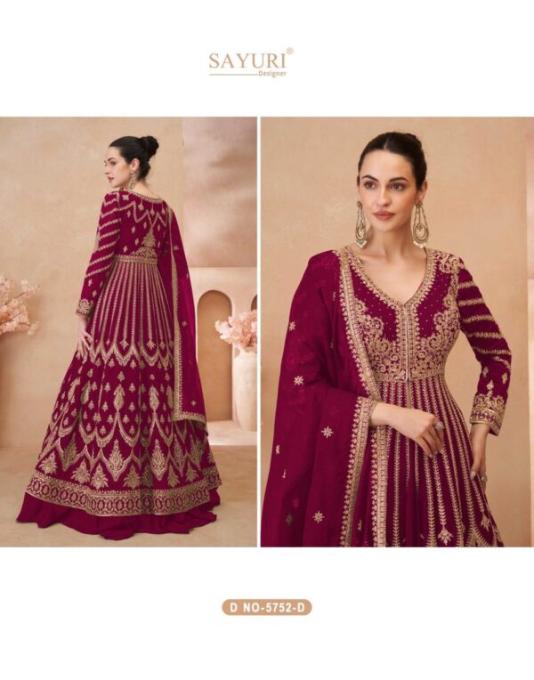 Sayuri Naari Chinon Silk Designer Salwar Suit Catalog Collection Wholesale - Image 4