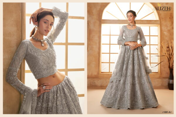 Alizeh Bridal Heritage Vol 3 Color Saga Designer Lehenga Choli Wholesale Collection - Image 2