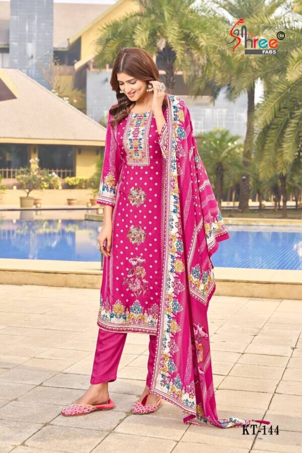 Shree Kt 144 Viscose Digital Printed Salwar Suits Collection Wholesale Catalog