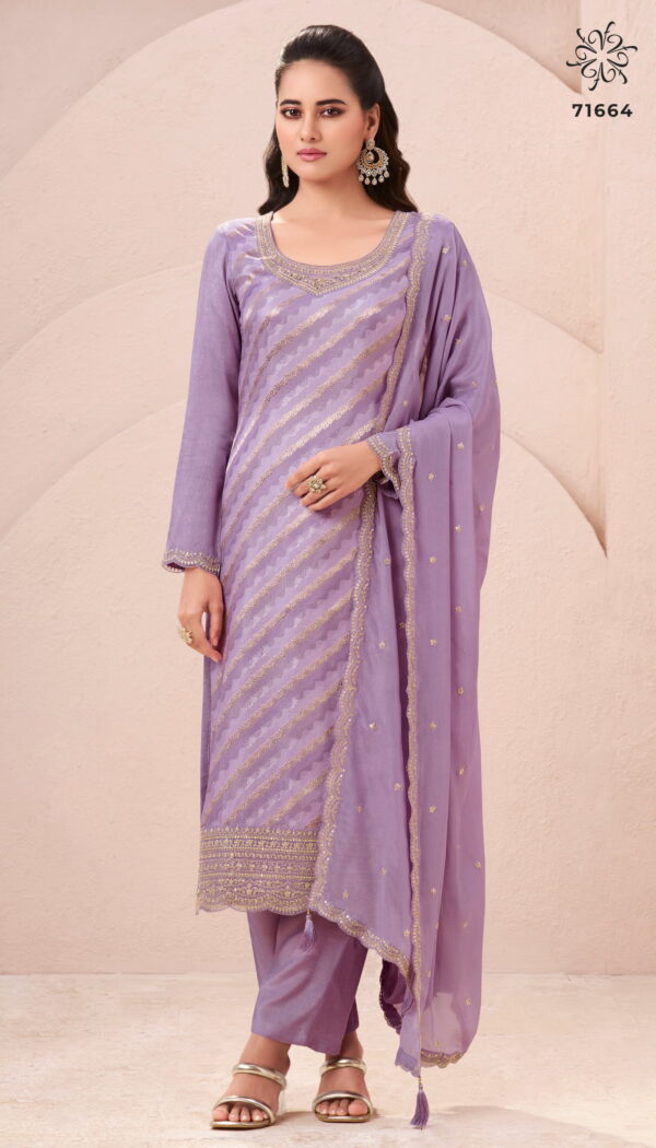 Vinay Kuleesh Aasmaa 2 Designer Salwar Kameez Catalog Collection Wholesale - Image 6