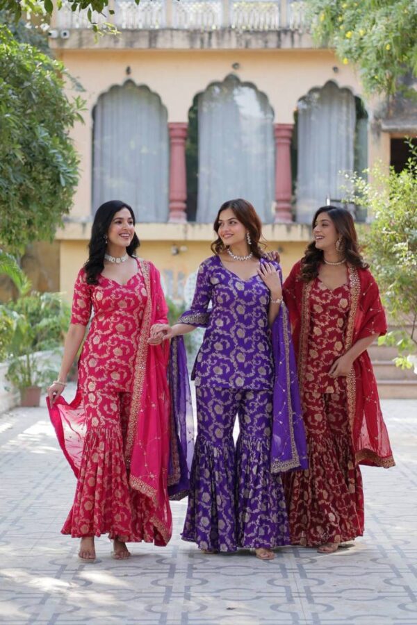 Luna Vol 10 Latest Embroidered Viscose Georgette Suits Collection Catalog - Image 5