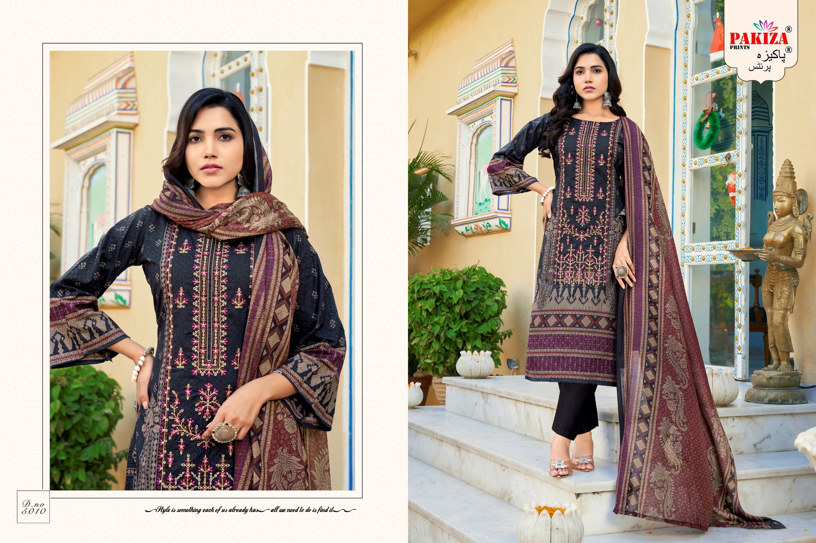 Pakiza Abu Saeed Vol 50 Cotton Printed Dress Material Collection Wholesale Catalog - Image 11