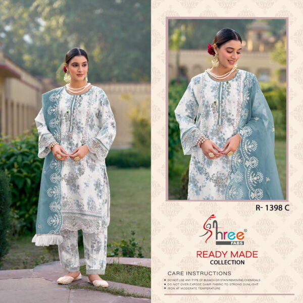 Shree R 1398 Ready Made Pakistani Salwar Suits Collection Wholesale - Image 4