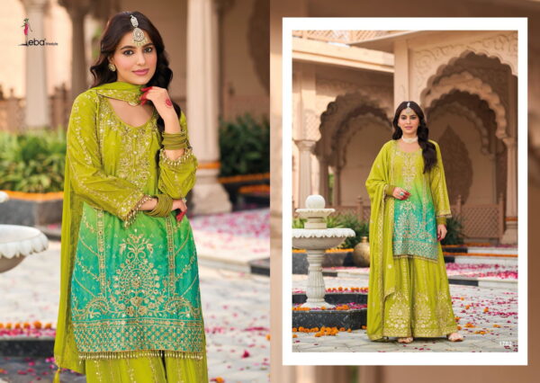 Eba Rangeen Chinon Digital Printed Ready Made Suits Collection Catalog - Image 2